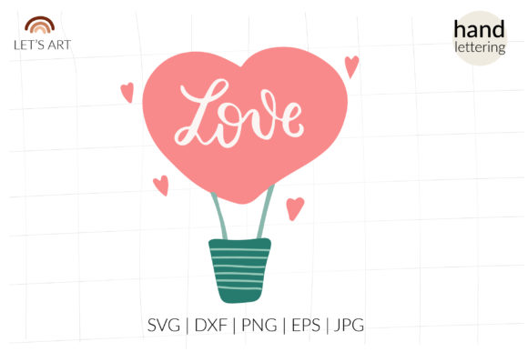 Cute Romantic Hot Air Balloon with Love Embroidery Review