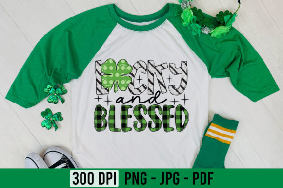 Lucky and Blessed St Patrick’s Day Embroidery Design