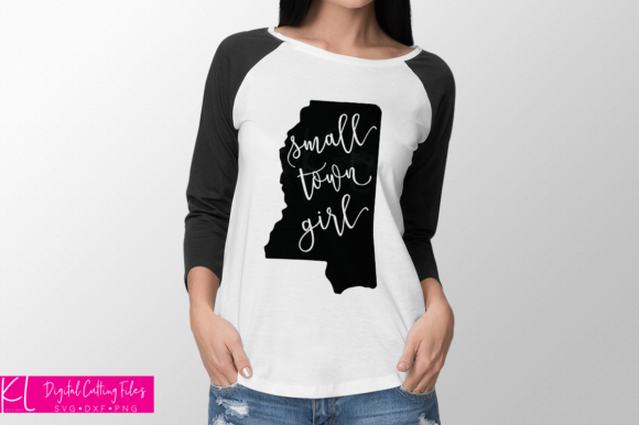 Mississippi Small Town Girl Graphic for Blog and Website Design