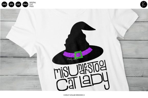 Misunderstood Cat Lady Graphic for Local Business Branding