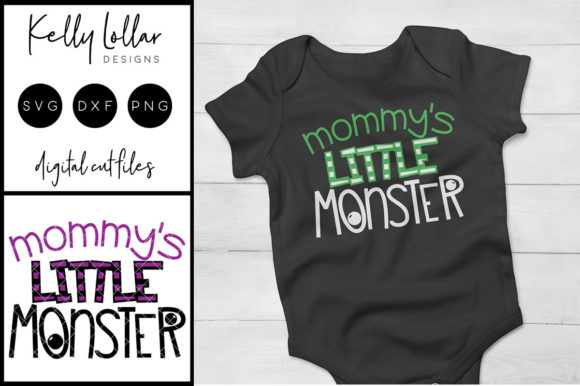 Mommy's Little Monster Halloween Graphics