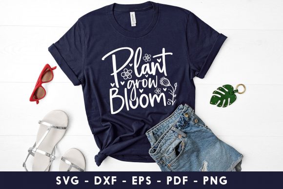 Plant Grow Bloom- Spring Graphics for Local Business Branding