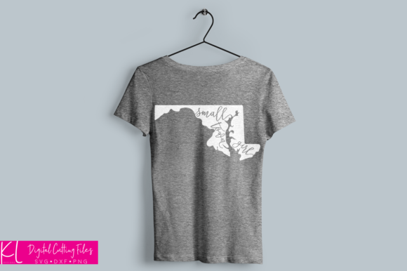 Reviewing Maryland Small Town Girl Graphic Design Asset for Branding and Crafts