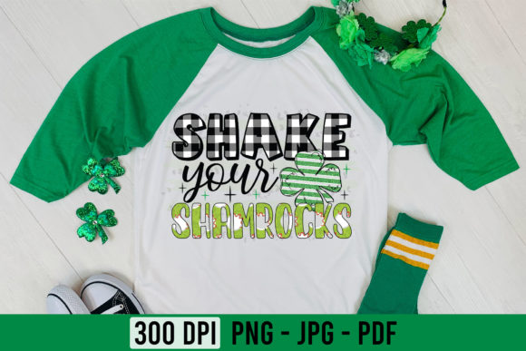 Shake Your Shamrocks - St Patrick's PNG for Crafts and Graphics