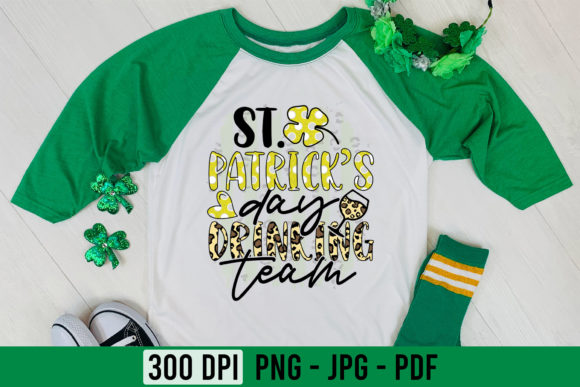 St Patrick's Day Drinking Team PNG - A Versatile Graphic Design Asset
