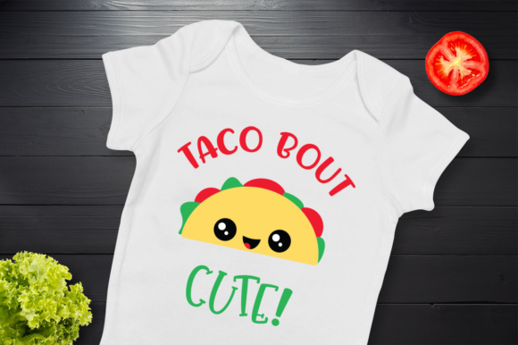 Taco Bout Cute: A Kawaii Graphic for Crafts and Design Projects