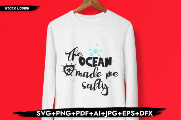 The Ocean Made Me Salty: A Graphic Design Asset for Local Business Branding